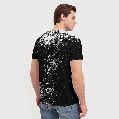 Мужская футболка Мёртвый космос брызги красок / 3D-принт – фото 4
