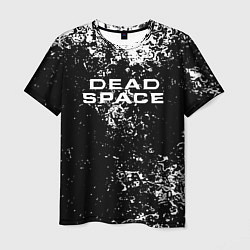 Мужская футболка Мёртвый космос брызги красок