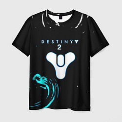 Мужская футболка Destiny space color game