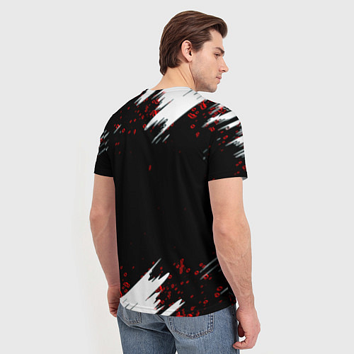 Мужская футболка Horizon zero dawn краски / 3D-принт – фото 4