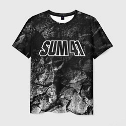 Мужская футболка Sum41 black graphite