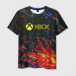Мужская футболка Xbox краски текстура