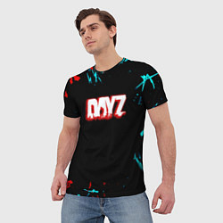Футболка мужская DayZ краски, цвет: 3D-принт — фото 2
