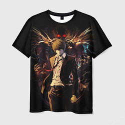 Мужская футболка Лайт Ягами - Death Note