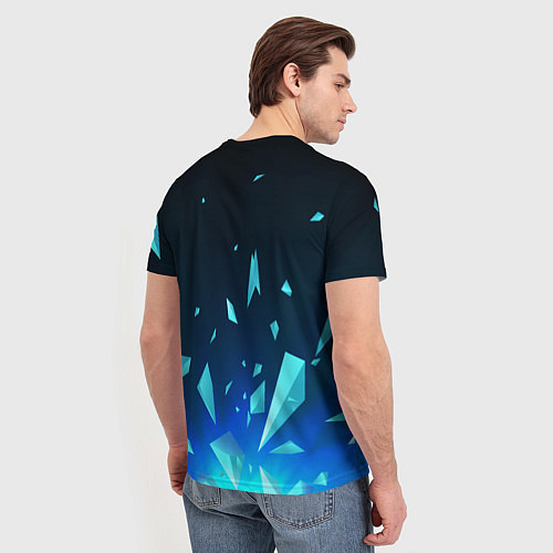 Мужская футболка Palworld взрыв частиц / 3D-принт – фото 4