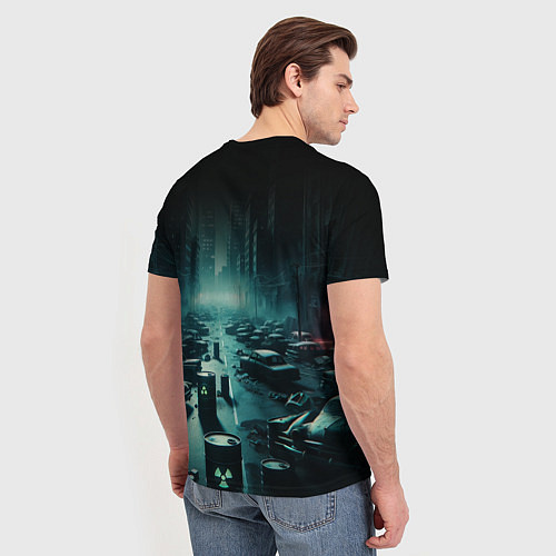 Мужская футболка S T A L K E R - City / 3D-принт – фото 4