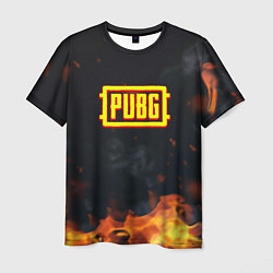Мужская футболка Pubg fire abstraction