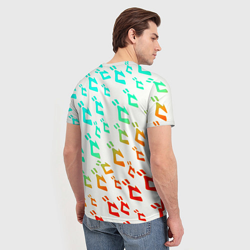 Мужская футболка JoJo Bizarre pattern / 3D-принт – фото 4