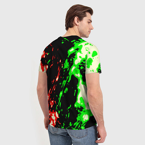 Мужская футболка Valorant flame fire / 3D-принт – фото 4