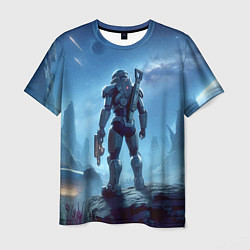 Мужская футболка Mass Effect - ai art