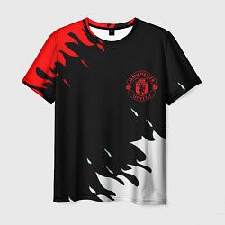 Мужская футболка Manchester United flame fc