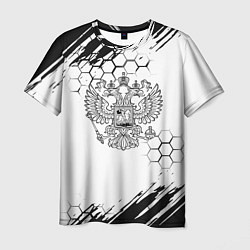 Мужская футболка Россия будущего герб
