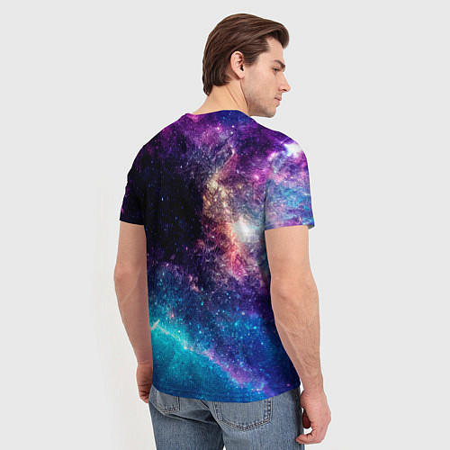 Мужская футболка Asking Alexandria space rock / 3D-принт – фото 4