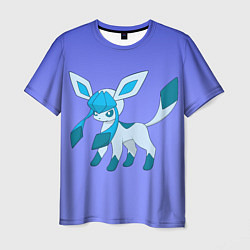 Мужская футболка Glaceon Pokemon