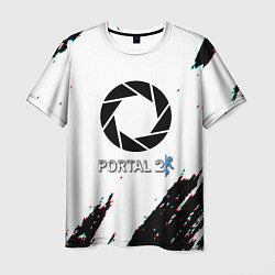 Мужская футболка Portal 2 краски валв