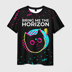 Футболка мужская Bring Me the Horizon - rock star cat, цвет: 3D-принт