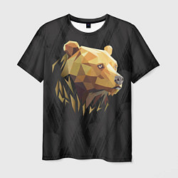 Мужская футболка Русский бурый медведь 2024