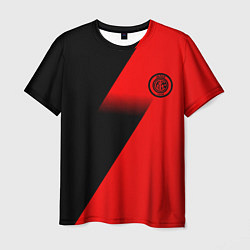 Мужская футболка Inter geometry red sport