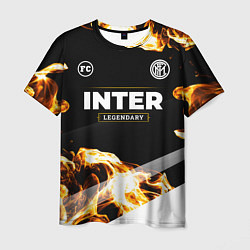 Мужская футболка Inter legendary sport fire
