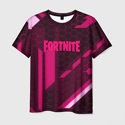 Мужская футболка Fortnite броня розовая эпик