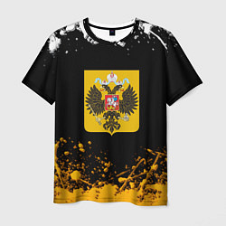 Мужская футболка Имперская Россия краски абстрактные