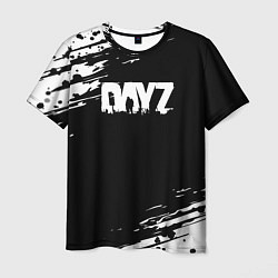 Мужская футболка Dayz текстура краски