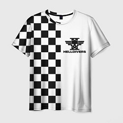Мужская футболка Helldivers 2: Chess Logo