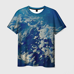 Мужская футболка Небо Земли - star dust