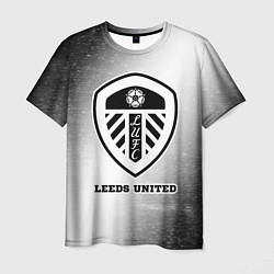 Мужская футболка Leeds United sport на светлом фоне