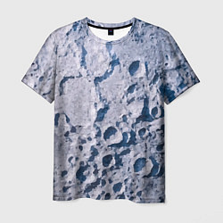 Мужская футболка Кратеры на Луне - star dust