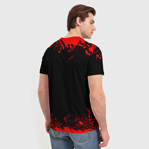 Мужская футболка RUST краски текстура шутер / 3D-принт – фото 4