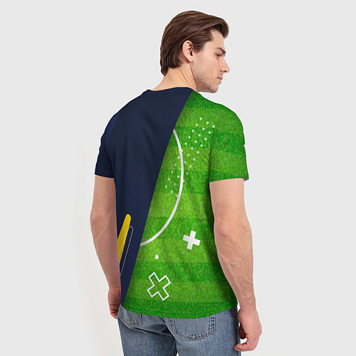 Мужская футболка Porto football field / 3D-принт – фото 4