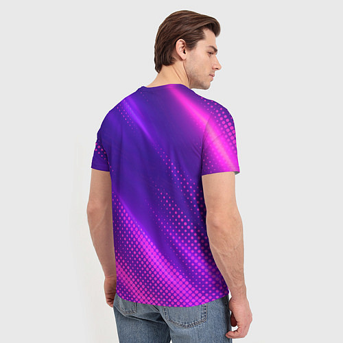 Мужская футболка Valencia legendary sport grunge / 3D-принт – фото 4