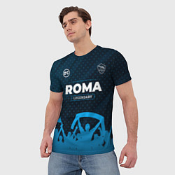 Футболка мужская Roma legendary форма фанатов, цвет: 3D-принт — фото 2