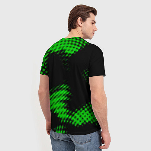 Мужская футболка Galatasaray sport halftone / 3D-принт – фото 4