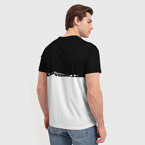 Мужская футболка Scrambler BlacknWhite / 3D-принт – фото 4