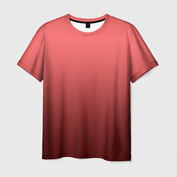 Мужская футболка Оттенок розовый антик градиент