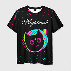 Мужская футболка Nightwish - rock star cat