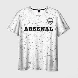 Мужская футболка Arsenal sport на светлом фоне посередине