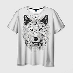 Мужская футболка Фантастический волк