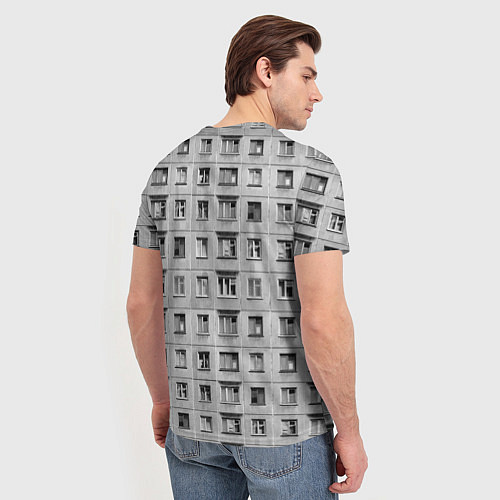 Мужская футболка Эстетика хрущёвки / 3D-принт – фото 4