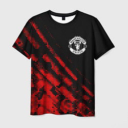 Футболка мужская Manchester United sport grunge, цвет: 3D-принт