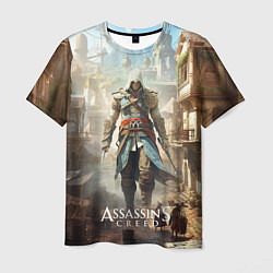 Мужская футболка Assassins creed старый город