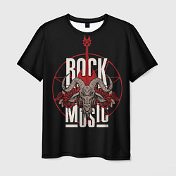 Мужская футболка Рок музыка - тяжёлый рок