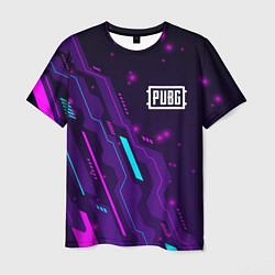 Мужская футболка PUBG neon gaming