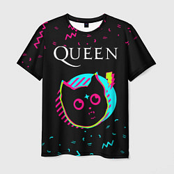 Мужская футболка Queen - rock star cat