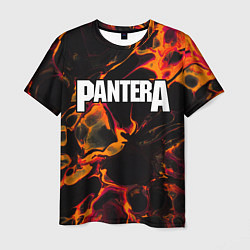 Мужская футболка Pantera red lava