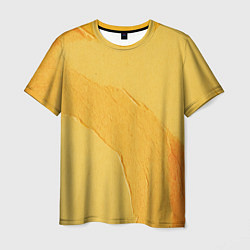 Мужская футболка Желтая краска