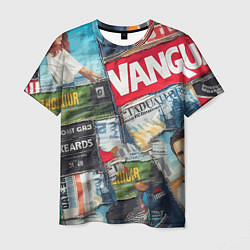 Мужская футболка Vanguard collage - ai art patchwork