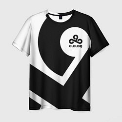 Мужская футболка Cloud9 - black and white
